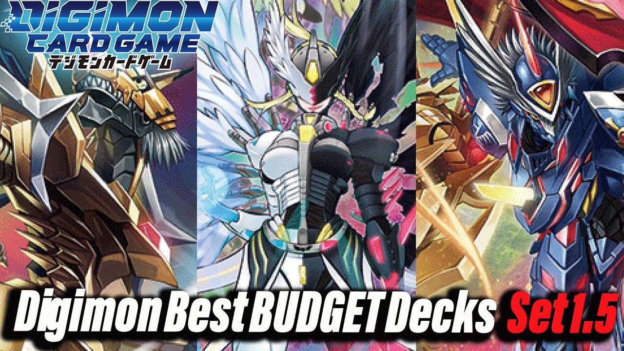 BEST BUDGET DECKS for the Digimon TCG Set 1.5 Format! 100 Challenge
