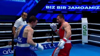 QF (80KG) KHATAEV IMAM (RUS) vs ALFIORAU ALIAKSEI (BLR) | IBA Men's World Boxing Championships 2023