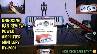 Amplifier Speaker Hi-Fi Stereo 2 channel 20W TaffSTUDIO Lepy HY-2001
