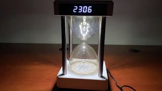 Anti-Gravity Water Drop Hourglass Clock + Air Purifier ⏳ Gadgetify