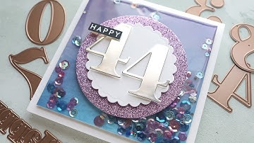 EASY & SIMPLE Edge-to-Edge Shaker Card!