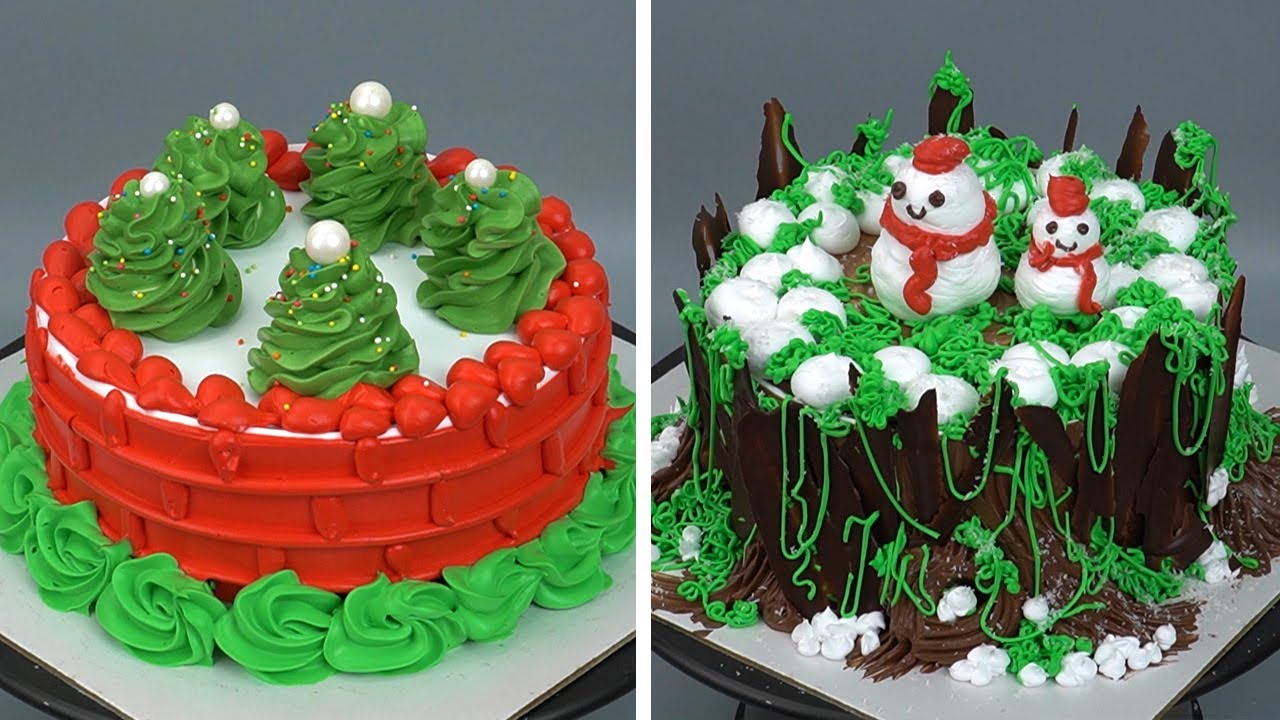 Perfect Cake Decorating Tutorials For Merry Christmas  Top 10 Amazing