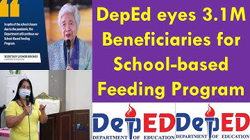 DepEd eyes 3.1M beneficiaries for School-based Feeding Program