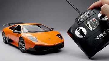 Unboxing of Lamborghini Murciélago SVJ 1:18 Scale RC Car