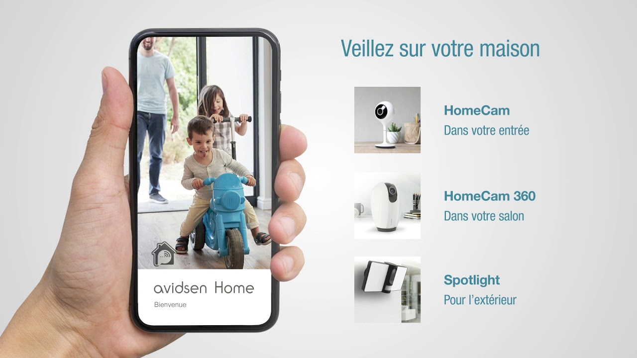 HomePlug - Prise électrique Connectée Intérieur : Application + Google Home  + Alexa - 3 plus 1 gratuit. Lot de 4 prises connectés Avidsen Home Plug