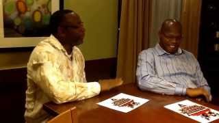 Kevin Mack and Earnest Byner..talking ball