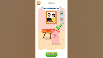brain story tricky puzzle Level 99: What Make Piggy Scare? (Android,iOS)gameplay funny#shorts
