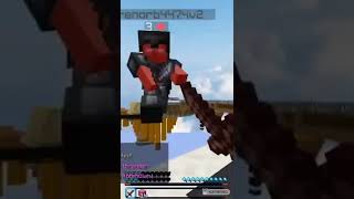The Craziest Combo. #shorts #minecraft #bedwars #combo