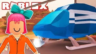 Roblox: WE STOLE A HELICOPTER!!  JAILBREAK