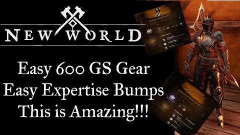 New World Easiest 600 Gear and Expertise EVER! Craft Your Tempest Replica