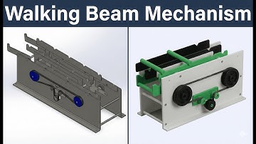 Industrial Design to 3D Print: Walking Beam Mechanism | SolidWorks