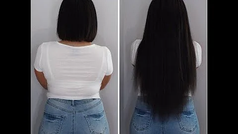 How To Clip In & Blend Extensions with SHORT BLUNT...