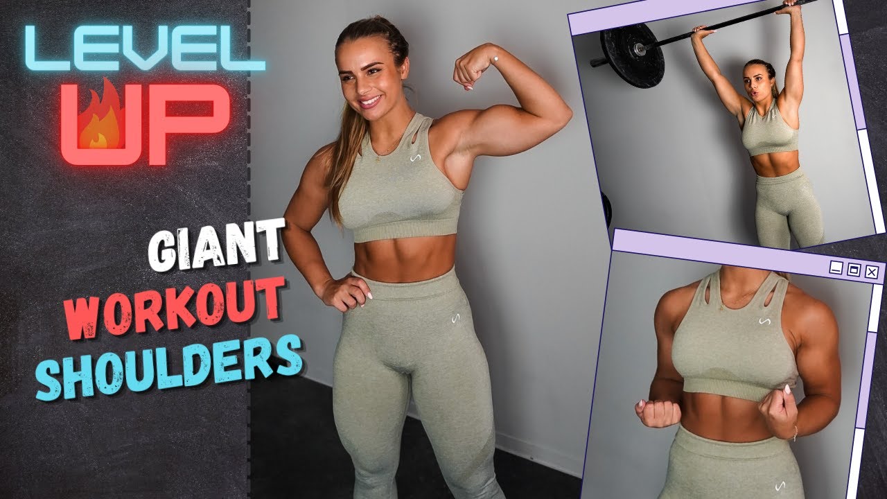 GIANT SET SHOULDER WORKOUT - Get an epic pump | Savannah Prez