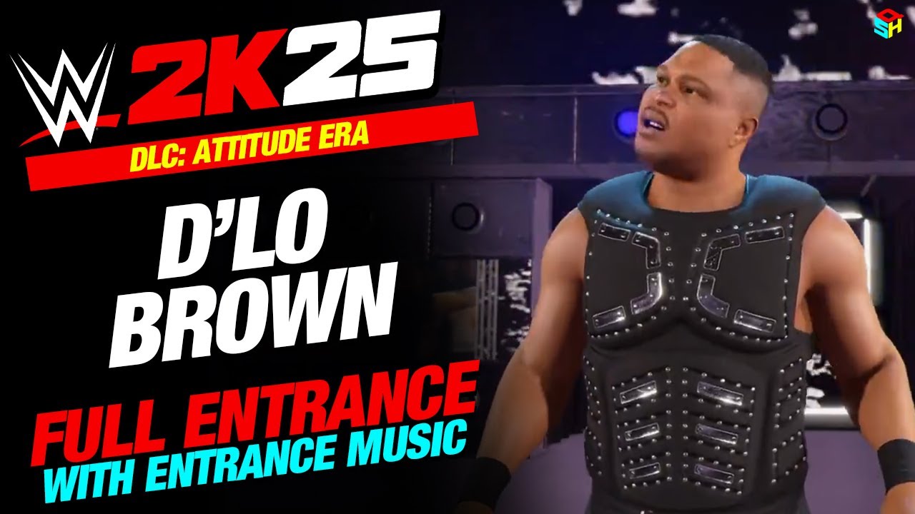 D'LO BROWN DLC WWE 2K25 ENTRANCE - 
