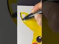 I drew pikachu with Posca Makers. #pokemon #pikachu #drawing #posca