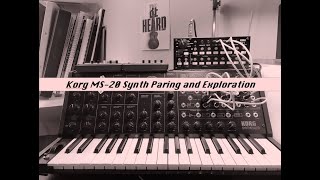 Lecture #1 Synth Paring and Notch-Filter "Hack" with the Korg MS-20