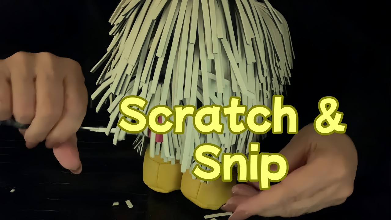 ASMR Quick Scratches on Unique Surfaces | Soft Scissor Sounds（No Talking）