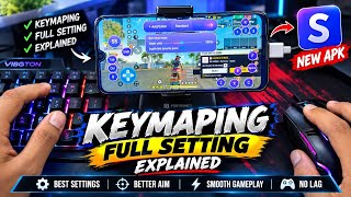 SS KEYMOUSE PRO Keymaping & Full Setting Explained With Activation 😱 | Keyboard Mouse In Mobile FF 🔥