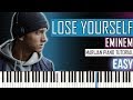 How To Play: Eminem - Lose Yourself | Piano Tutorial EASY + Sheets