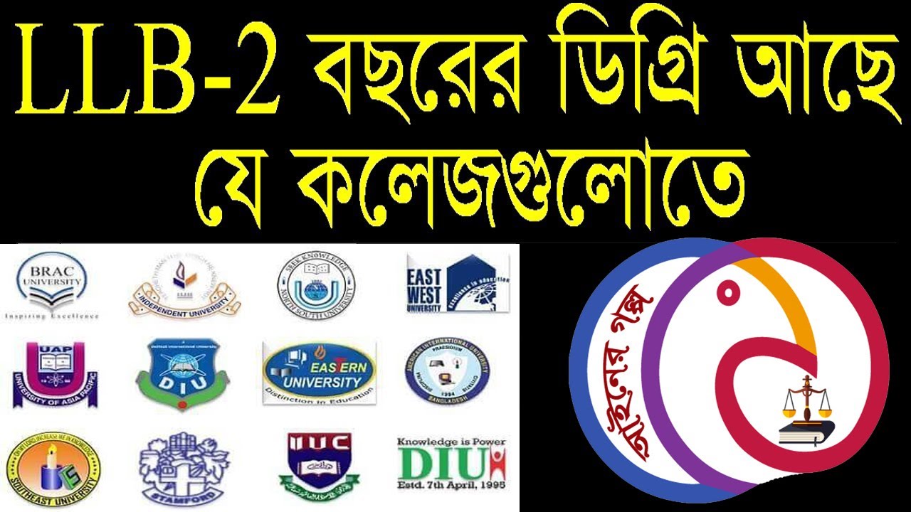 Law College List in Bangladesh for 2 Years LLB YouTube
