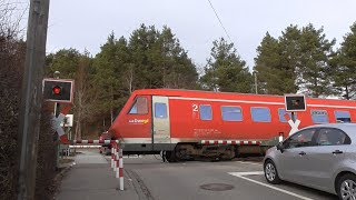Bahnübergang Železniční Přejezd Marbach Ost D - 6.3.2019.