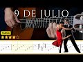 9 DE JULIO 🎸 (Tango) - GUITARRA | Tutorial + TABS |