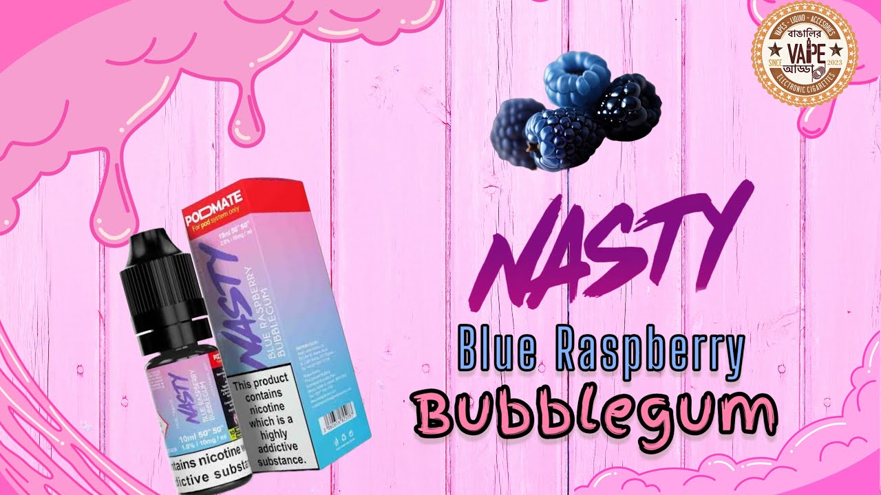 Nasty Blue Raspberry Yesteryear’s memory!! Nasty Blue Raspberry Bubblegum #review - YouTube