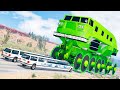 Giant wheel saw monster rushes ars 7  beamng drive