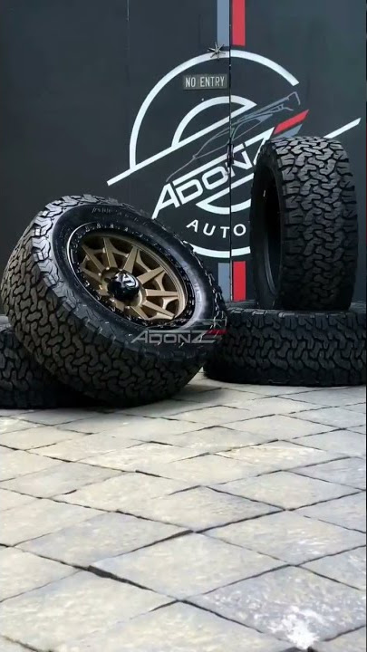 18 inch Fuel Offroad wheels paired with BF Goodrich All Terrain Tyres now available at Adonz ✅️