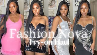 BIRTHDAY DRESS TRY-ON HAUL| (FASHION NOVA) HELP ME PICK A DRESS PLS !