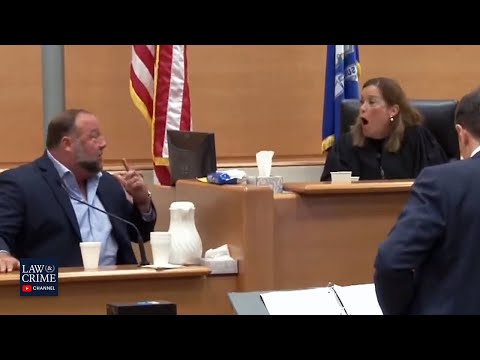 ‘i never thought i would say this’: courtroom laughs as judge asks alex jones’ lawyer to speak up