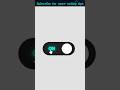 01 Toggle Switch | HTML CSS JS #shorts