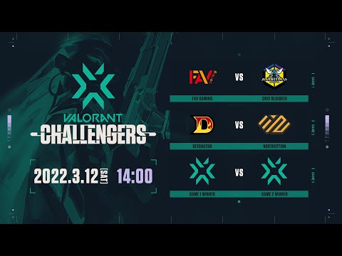 2022 VCT Stage1 - Challengers JAPAN Week2 Main Event Day1