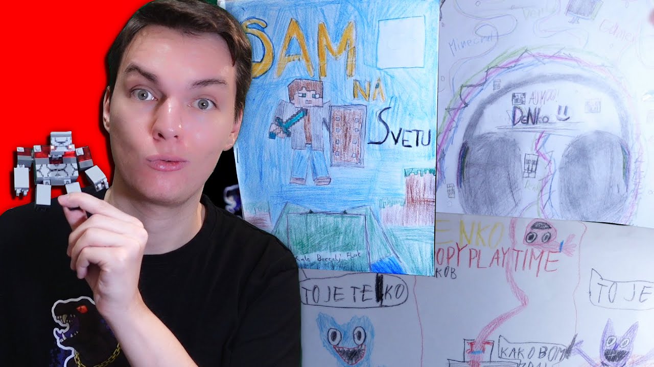 Dobil sem Denko Minecraft strip ...
