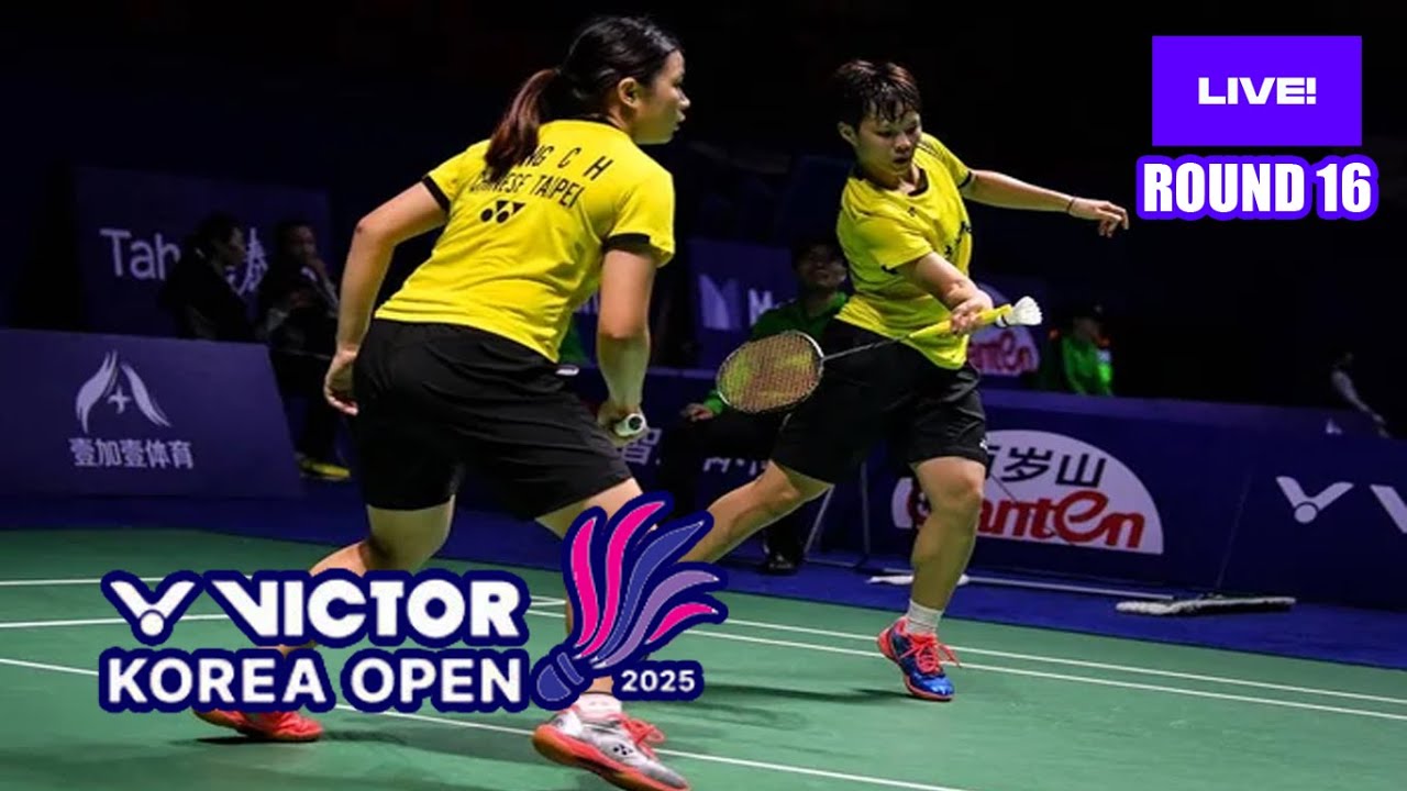 🔴CHANG Ching Hui/YANG Ching Tun Lolos Quarter Lawan Rekan Senegaranya - Korea Open 2025