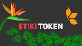 TIKI Token - HOLD and STAKE Your $TIKI Resimi