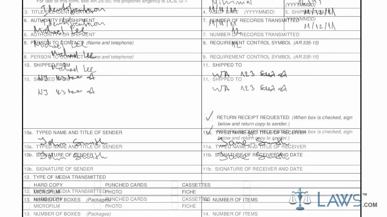 Learn How to Fill the DA form 200 Transmittal Record - YouTube Learn How to Fill the DA form 200 Transmittal Record - YouTube