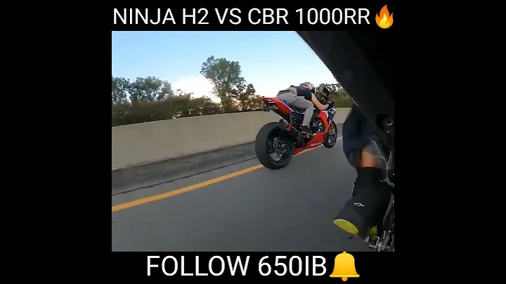 ninja h2 vs cbr 1000rr fireblade 🔥#shorts #motovlog #zx10r #ninjah2