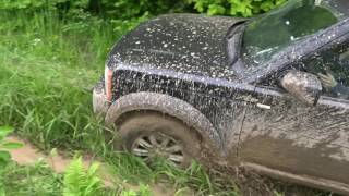 MITSUBISHI PAJERO 2, MITSUBISHI PAJERO 4, Land Rover Discovery 3 HARD off-road.