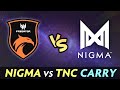 NIGMA vs TNC — Carries Battle