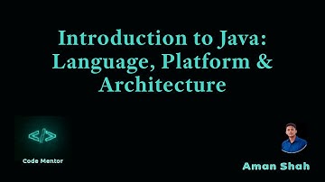 15) Introduction to Java: Language, Platform & Architecture (JDK, JRE, JVM).