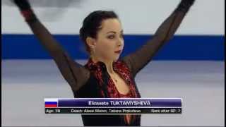 2015SCI Elizaveta TUKTAMYSHEVA FS(No commentary)