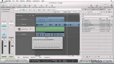 Logic Pro 9 Essential Training 5 C Your Own Apple Loops