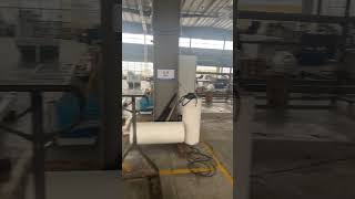 The assembly of a new HDPE membrane waterproof coating production line is nearing completion