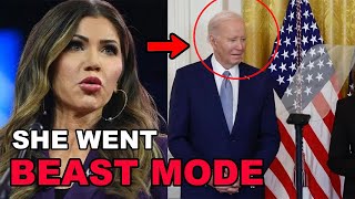 Kristi Noem Directly Insults Biden And Harris During CPAC Speech -So Intense