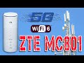 ПЕРВЫЙ РОУТЕР С 5G!  ZTE MC801. Обзор + тесты скорости WiFi 6. #BrainPlus