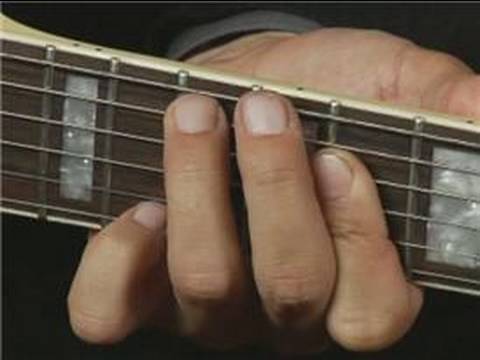 1st Inversion of Eb Major Guitar Chord on the Middle Bottom Strings : Guitar Chord Dictionary 22