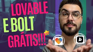 LOVABLE e BOLT GRÁTIS por 1 ANO! Como ter acesso a FERRAMENTAS DE IA com ATÉ 100% DE DESCONTO