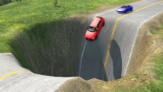 Cars Vs Giant Pit #5 – Beamng.drive