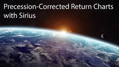 Locational Astrology Course. Tutorial 3d. Creating Precession-Corrected Return Charts With Sirius